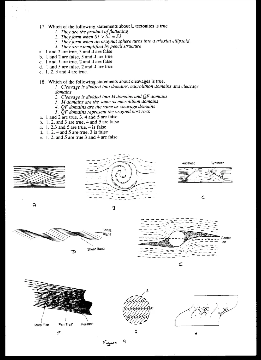 GEOL 213 Final, Spring 1997, page 6