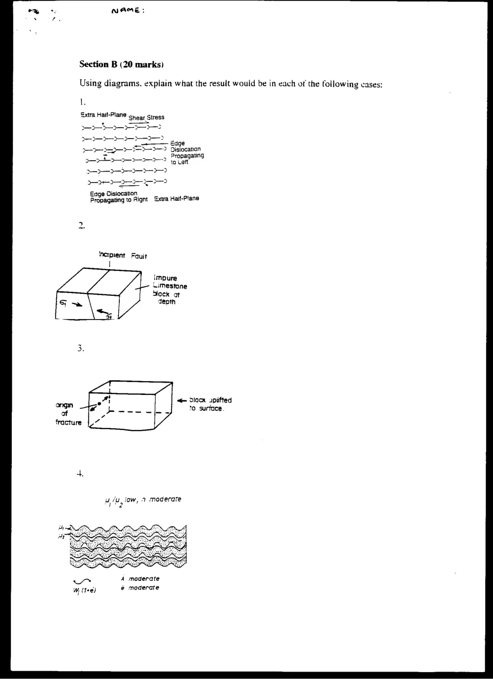 GEOL 213 Final, Spring 1997, page 8