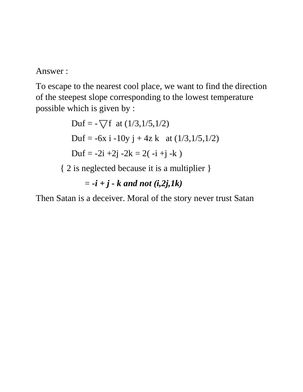 MATH 201 Problems Fun Problem + Solution, Spring 2019, page 2