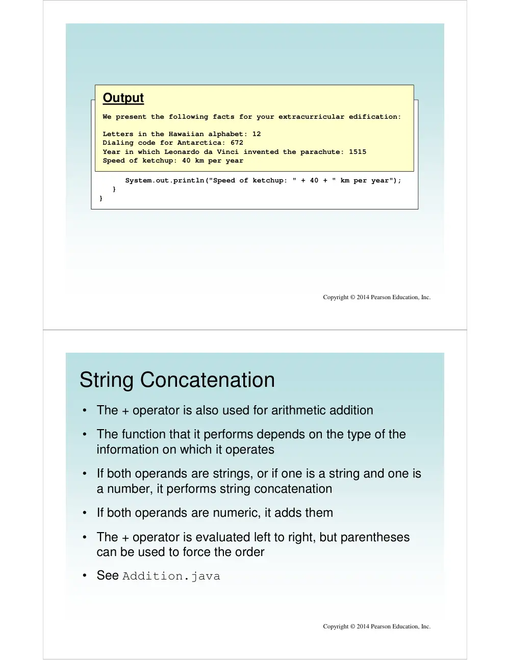 CSC 243 Chapter 2, Spring 2015, page 6