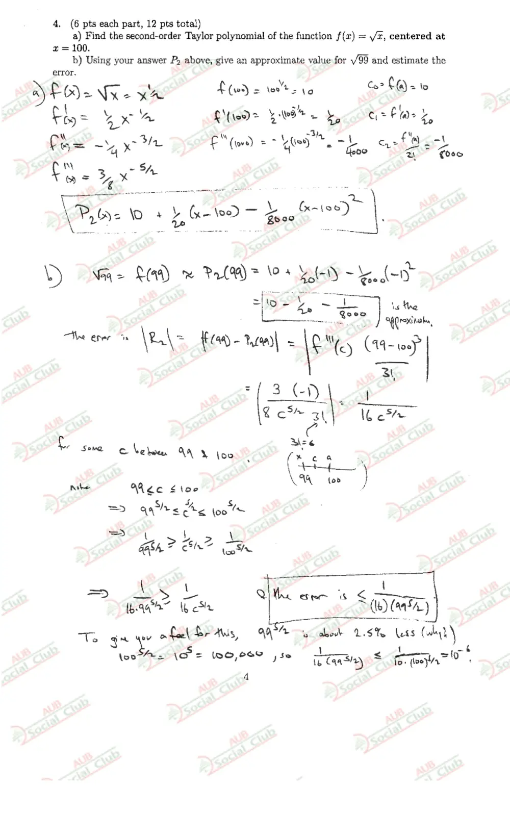 MATH 201 Final Finals with Solution Collection, Spring 2017, page 10
