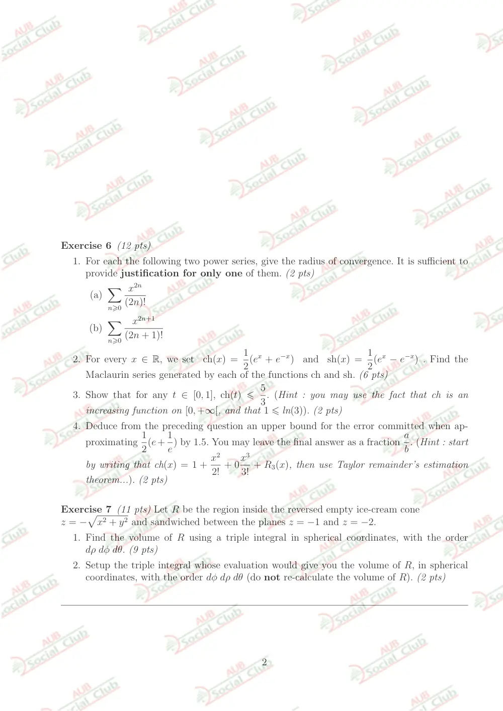 MATH 201 Final Finals with Solution Collection, Spring 2017, page 2