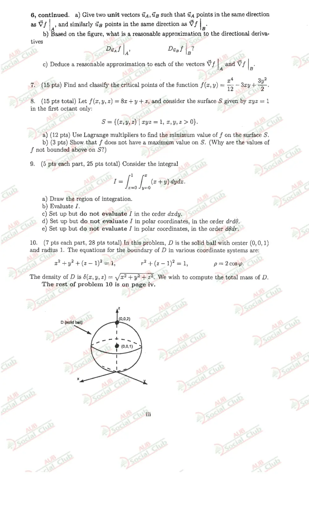 MATH 201 Final Finals with Solution Collection, Spring 2017, page 5