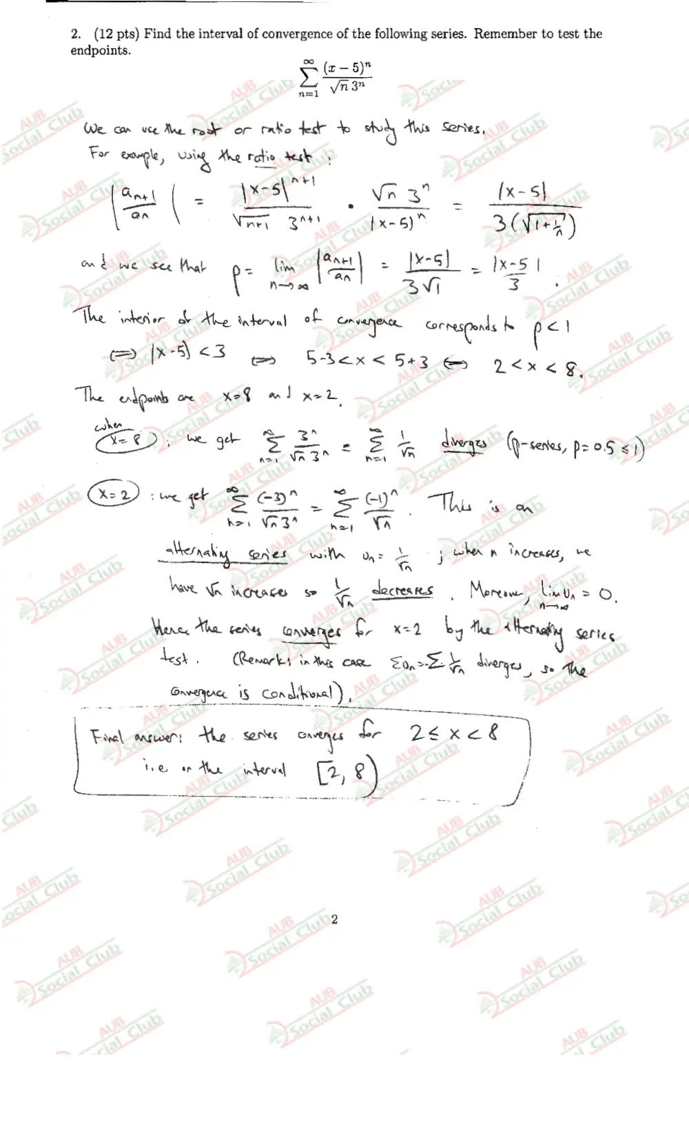 MATH 201 Final Finals with Solution Collection, Spring 2017, page 8