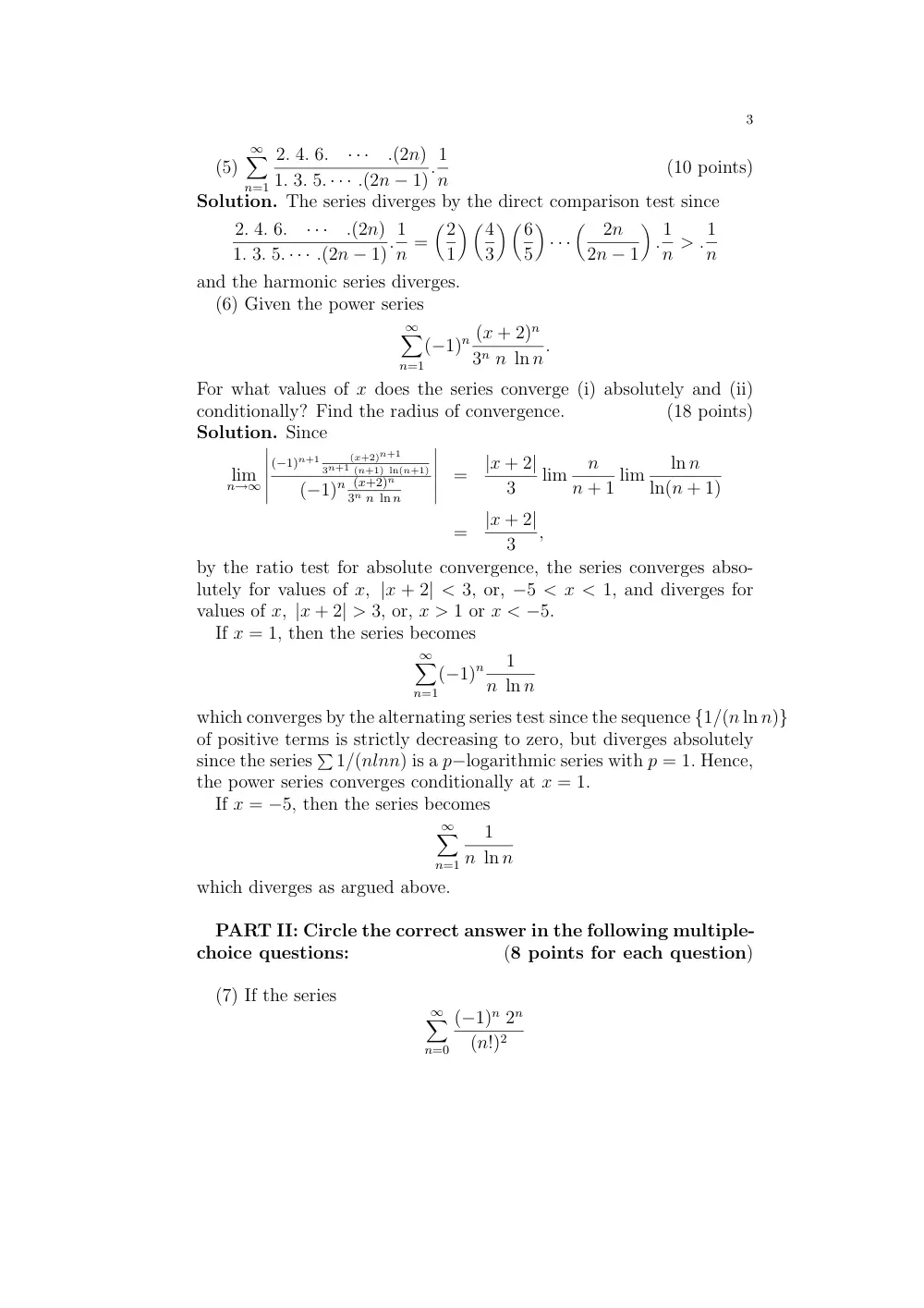 MATH 201 Exam 1, Fall 2001, page 3
