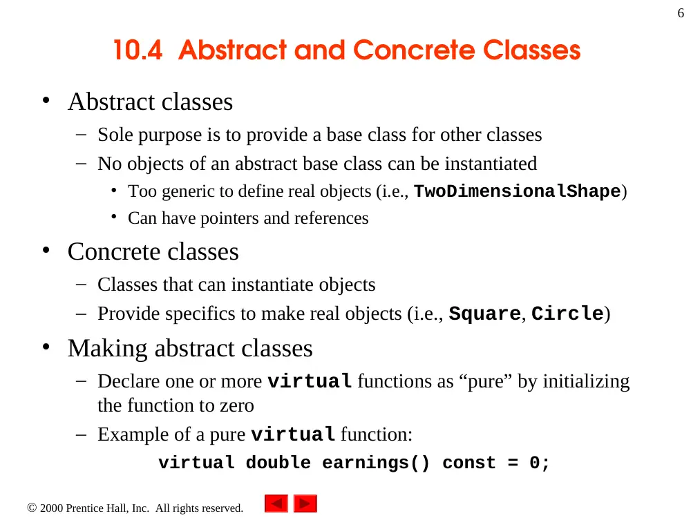 CSC 213 Chapter 10, Fall 2007, page 6