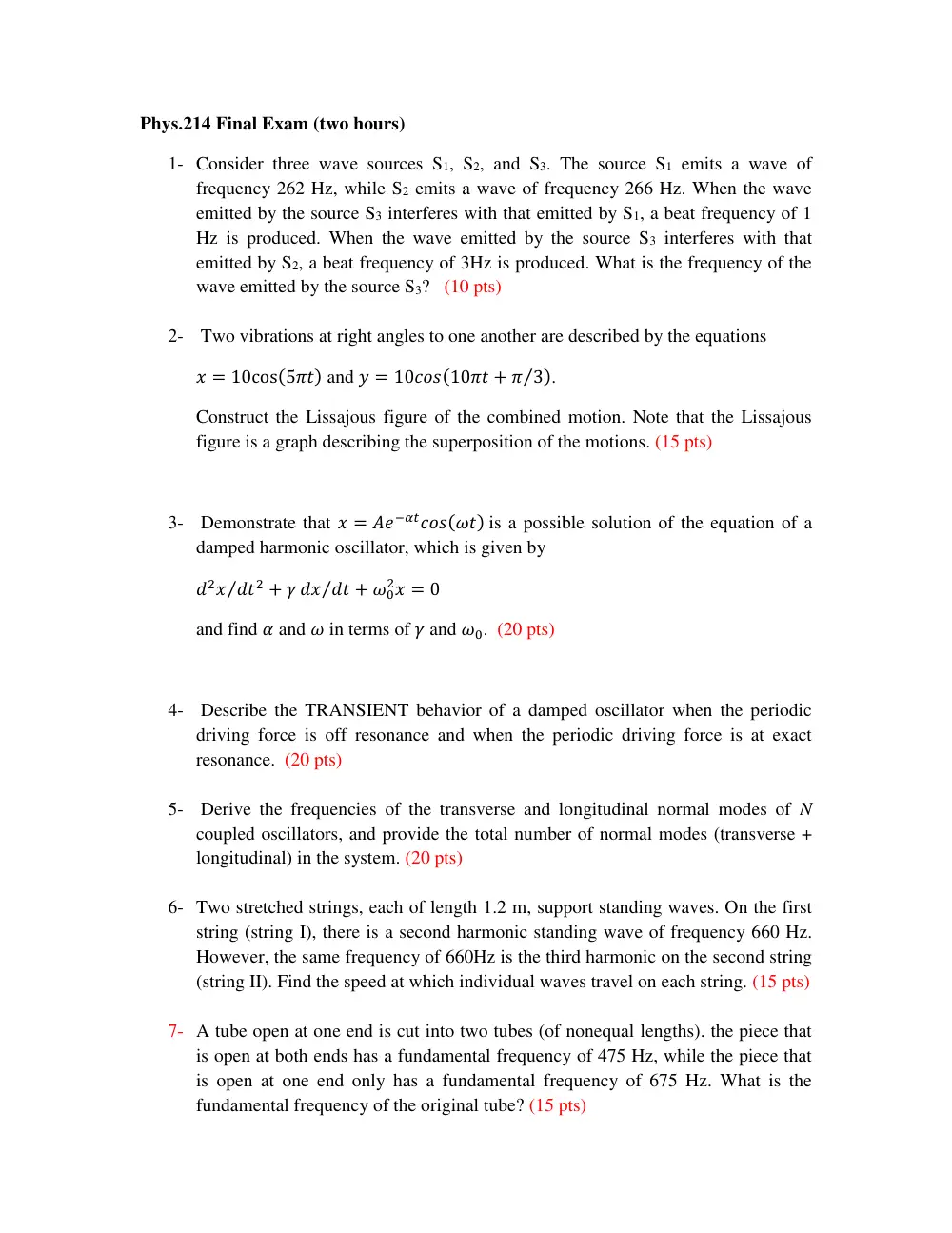 PHYS 214 Final, Spring 2020, page 1