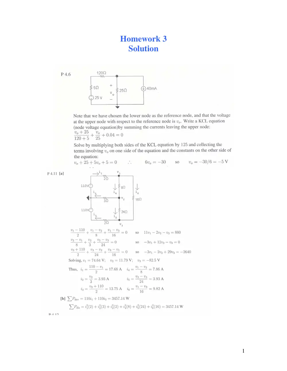EECE 210 Homework, Spring 2008, page 1