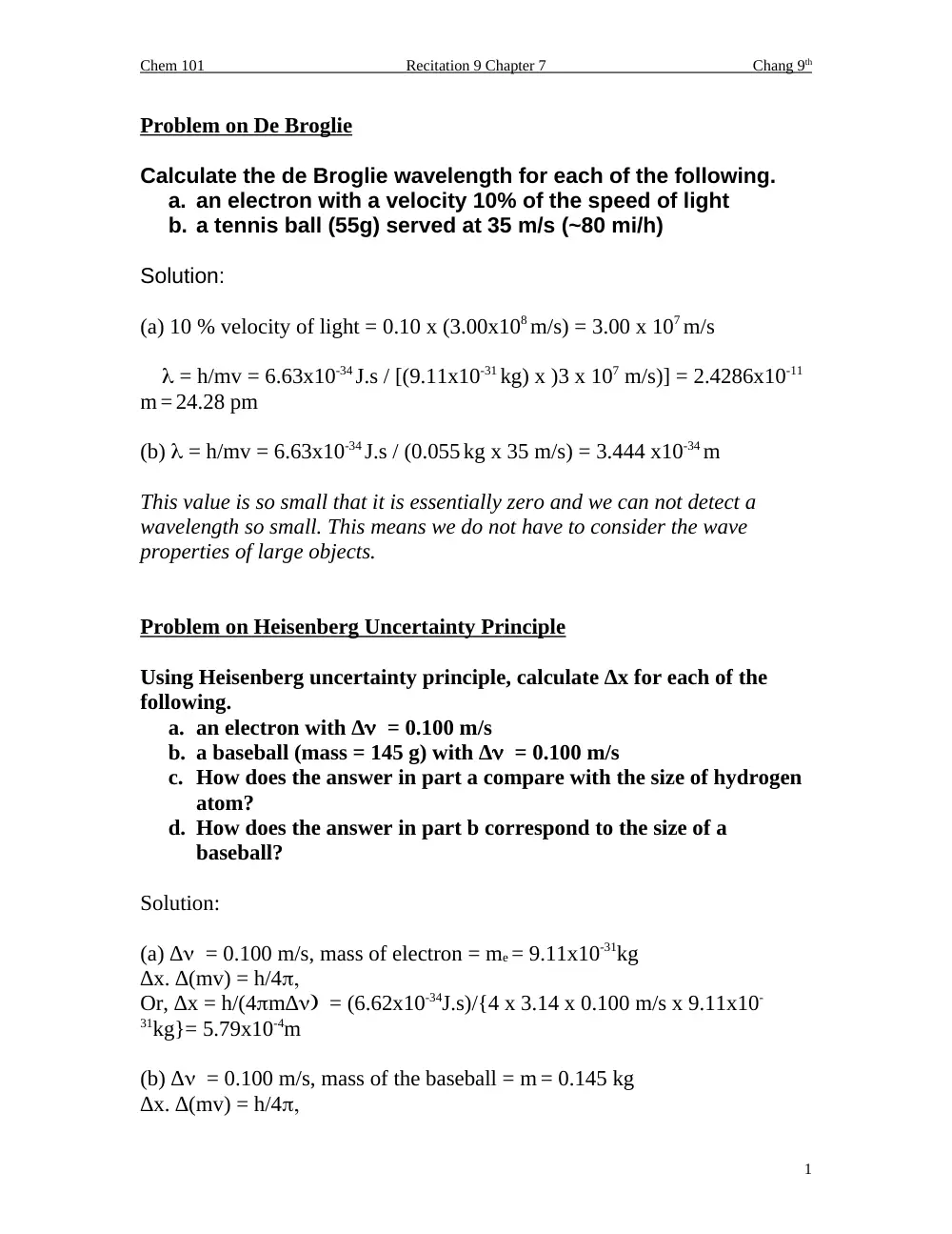 CHEM 101 Final, Fall 2013, page 1