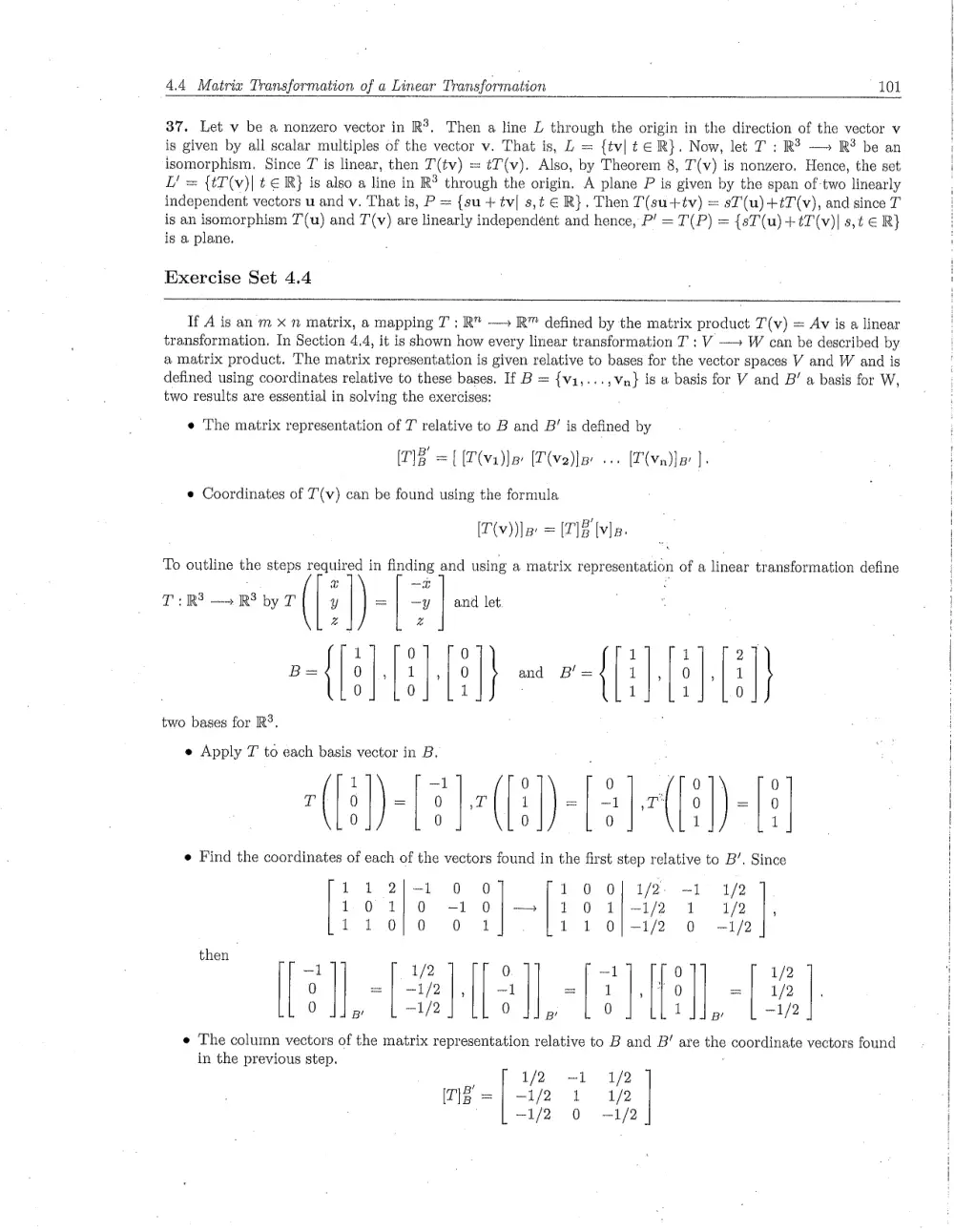 MATH 218 Problems Solution Manual Chapter 4.4, Fall 2011, page 1