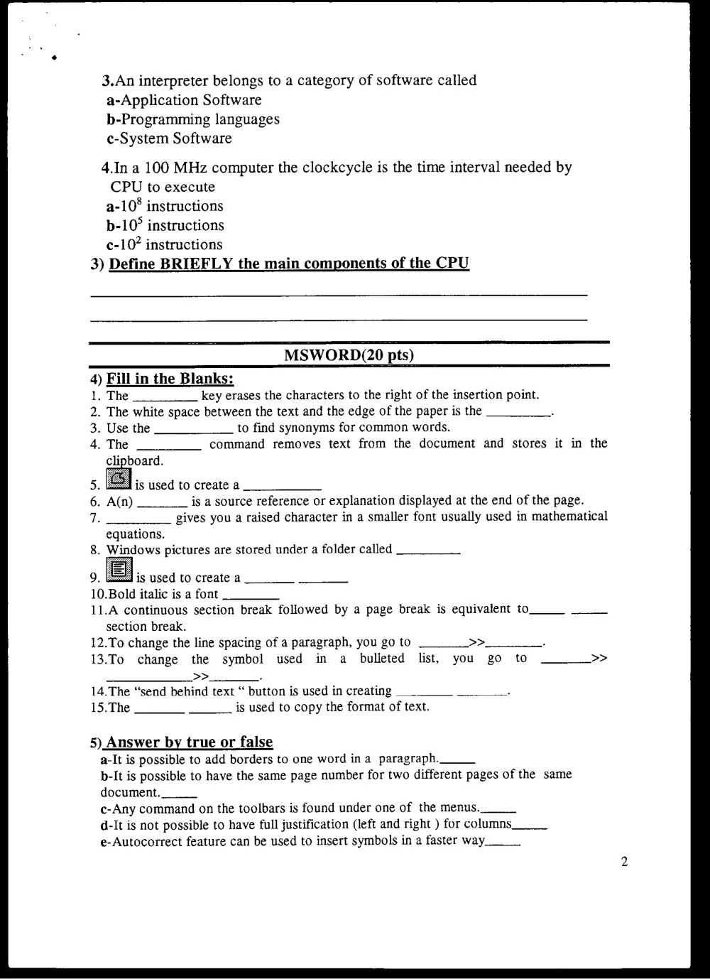 MATH 206 Final, Spring 1997, page 2