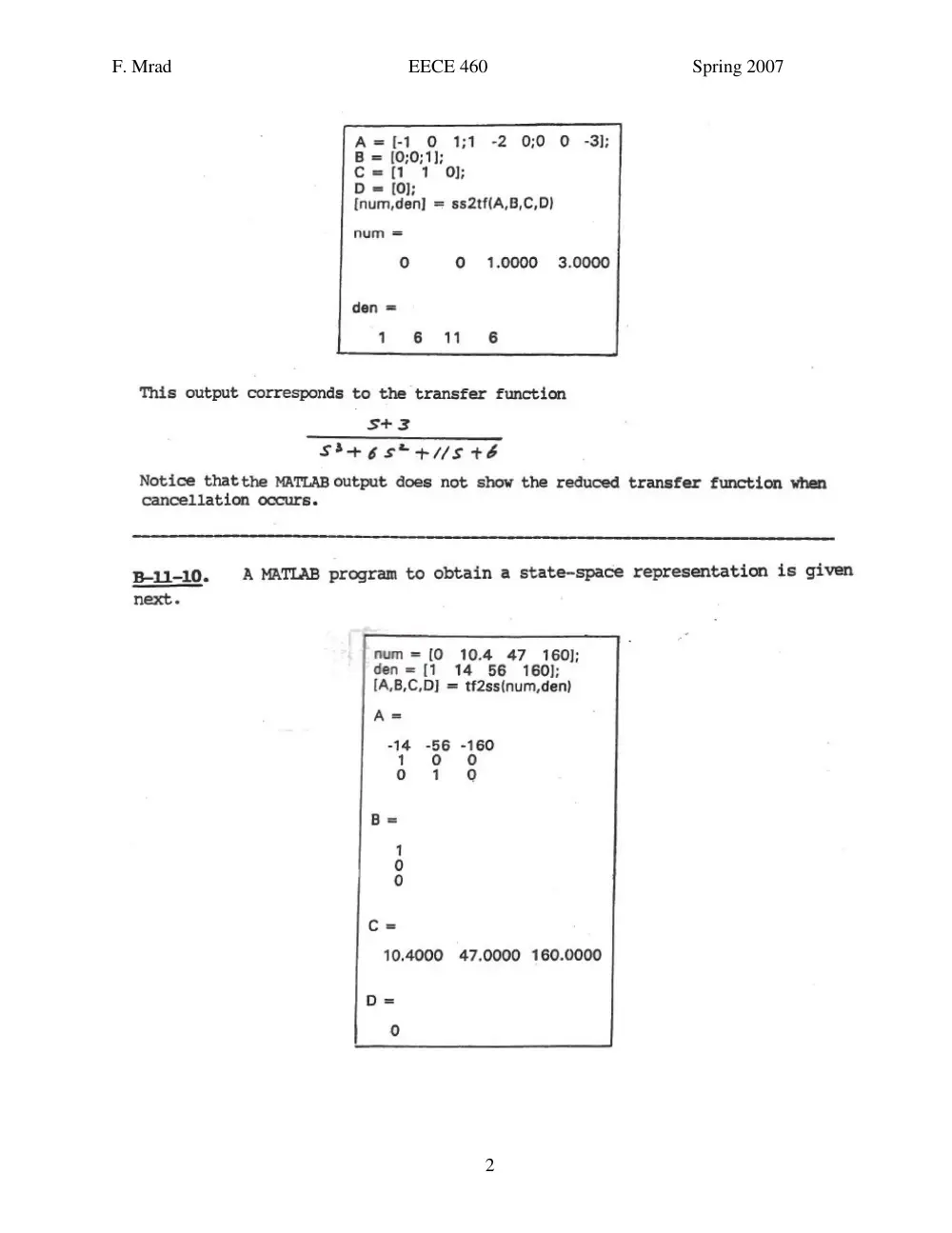 EECE 460 Homework, Spring 2007, page 2