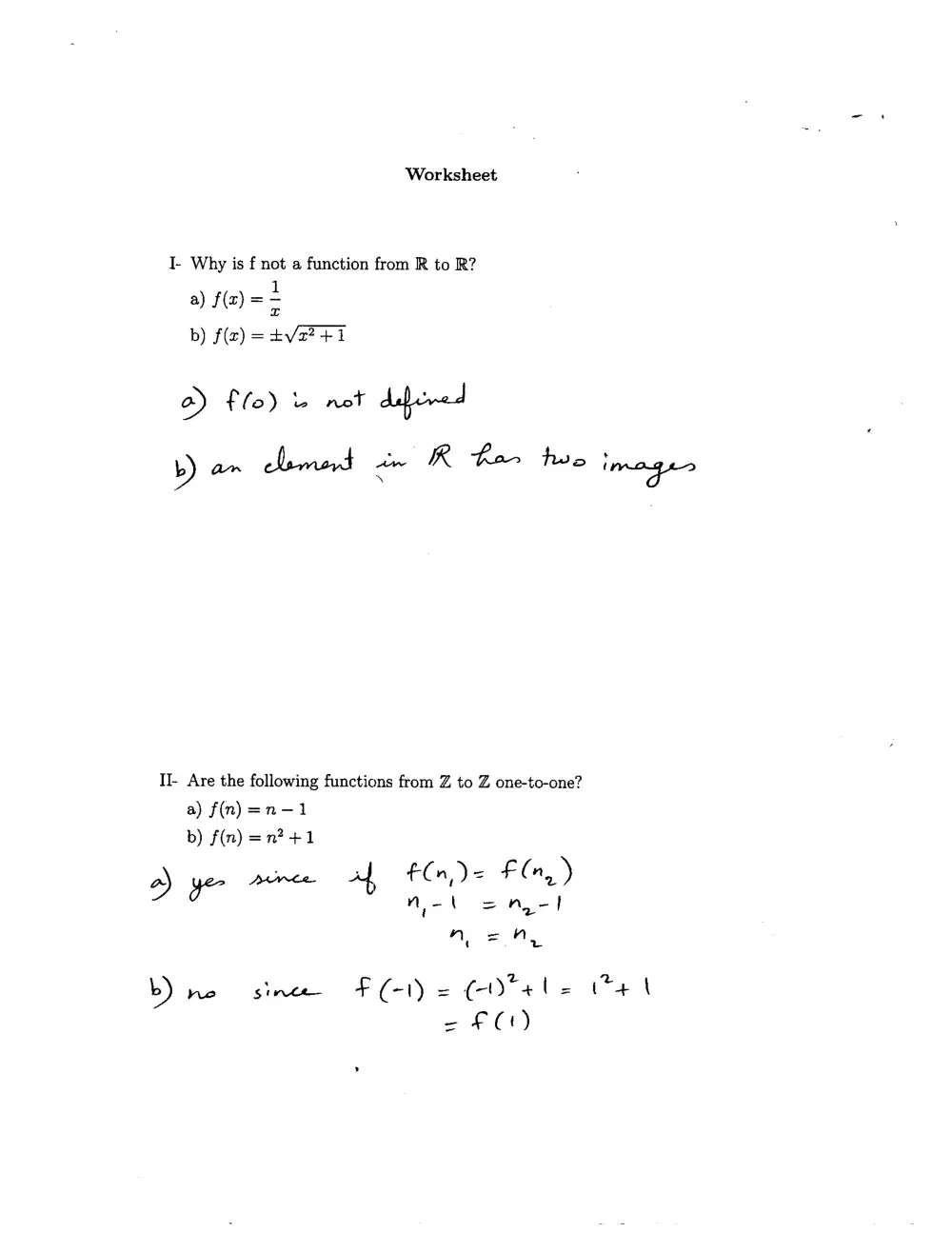MATH 211 Problems WorkSheet, Fall 2010, page 1
