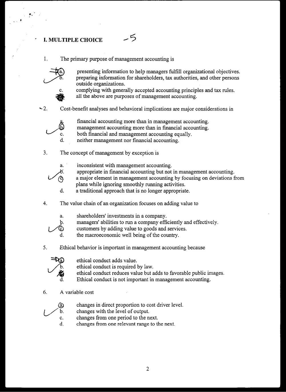 ACCT 215 Midterm, Fall 2004, page 2