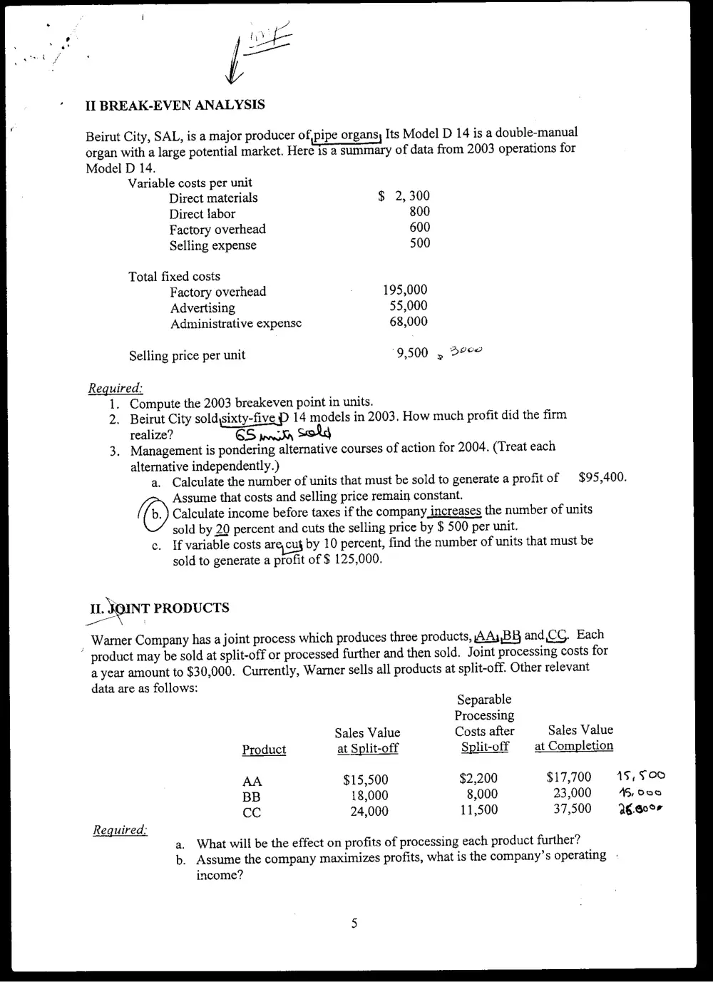 ACCT 215 Midterm, Fall 2004, page 5