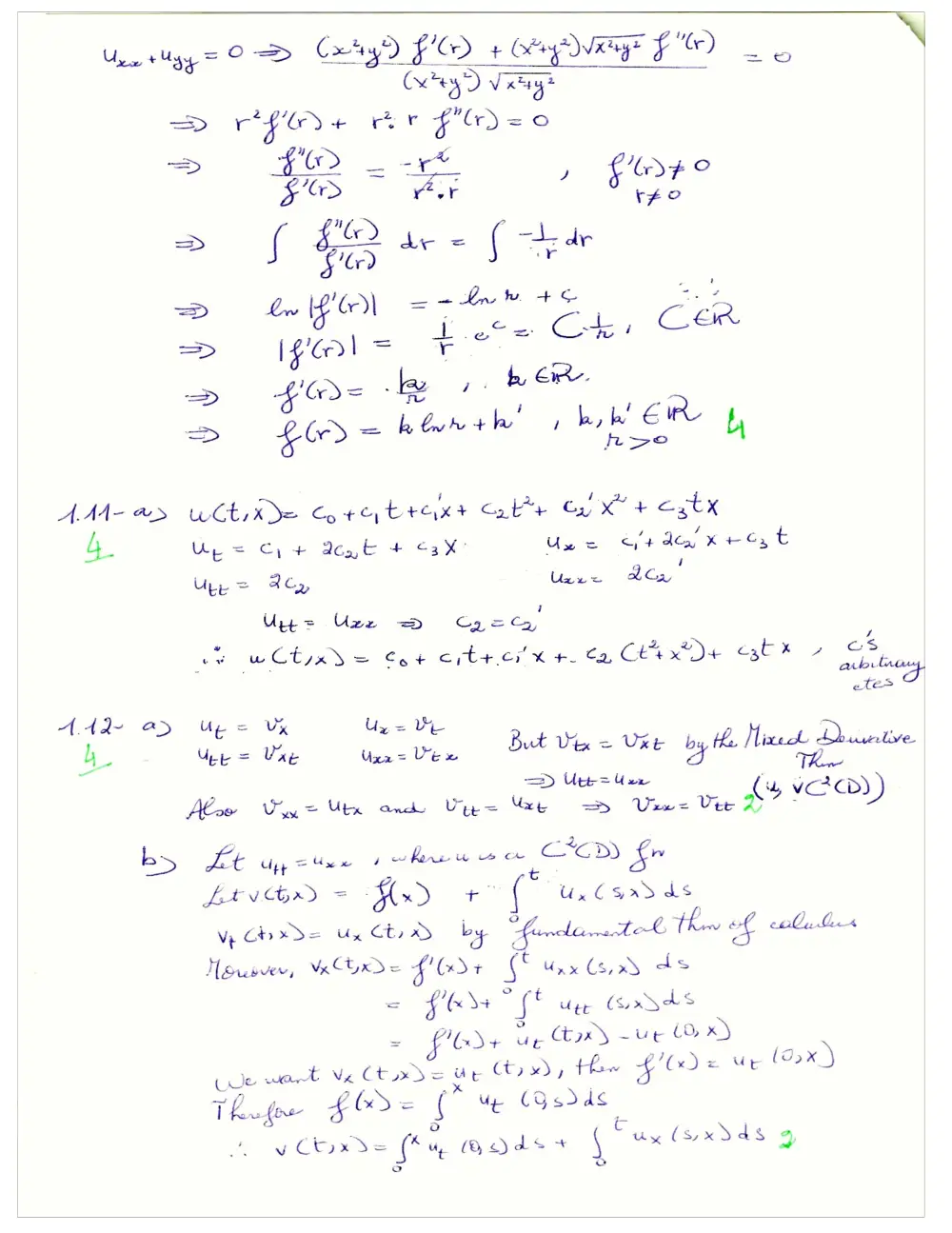 MATH 212 Homework Assignment 1 Solutions, Fall 2016, page 2