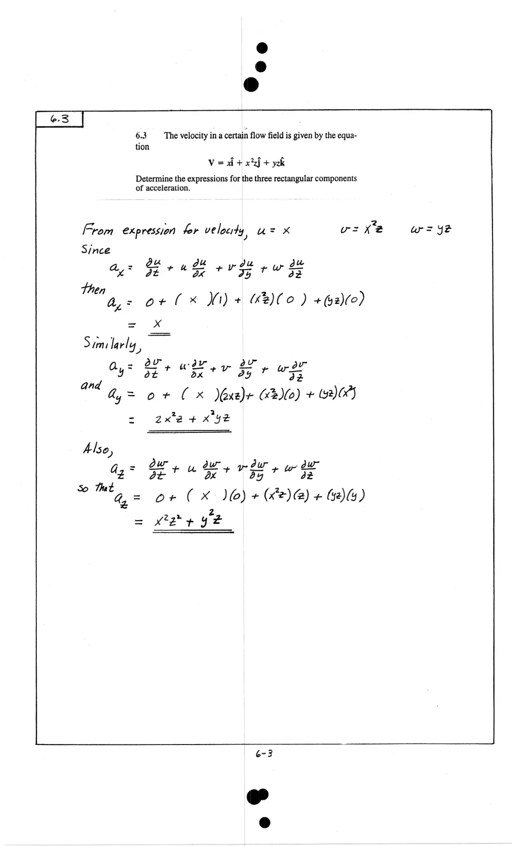 MEN 321 Problems For Chapter 6 with Solution, Fall 2009, page 3