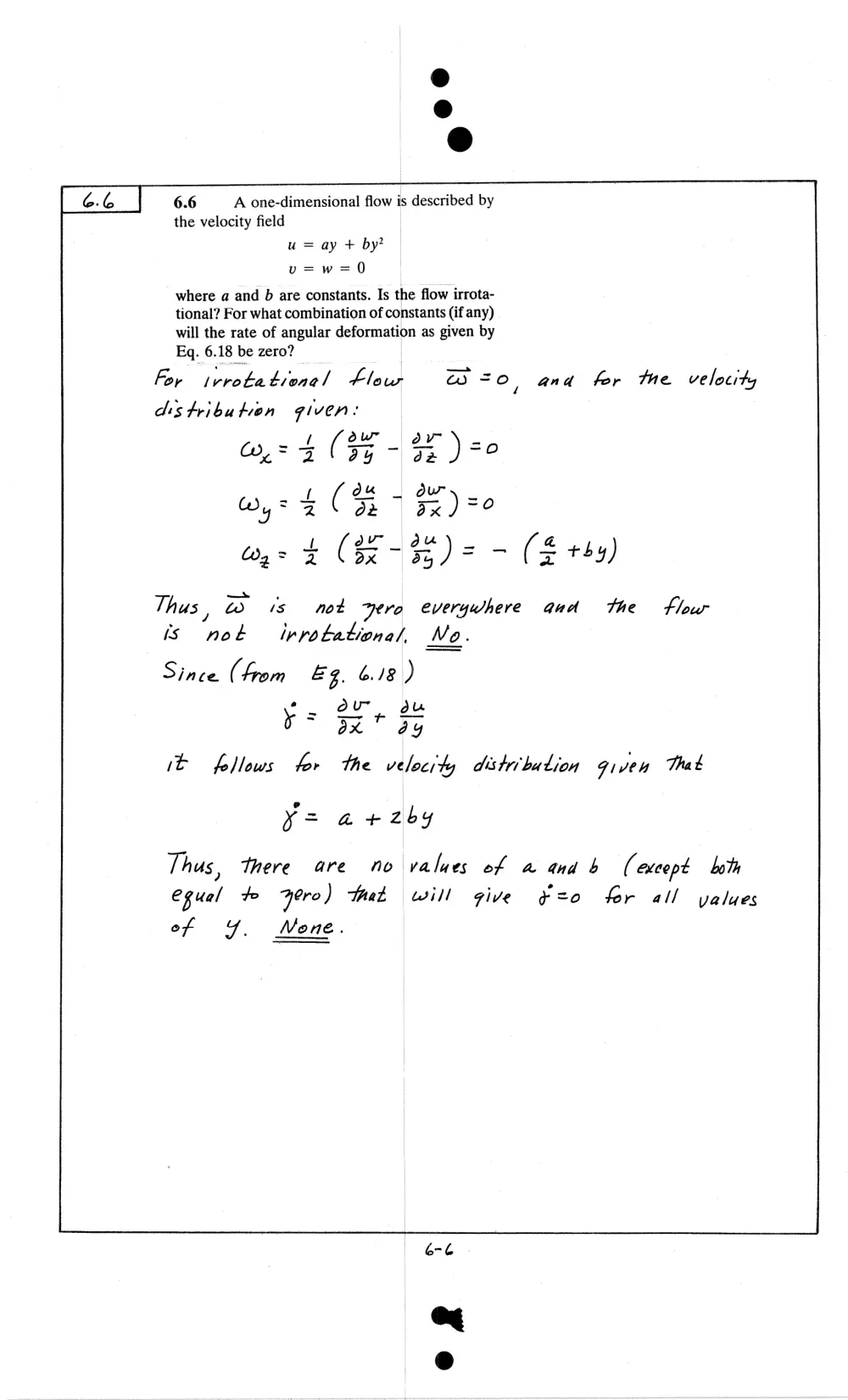 MEN 321 Problems For Chapter 6 with Solution, Fall 2009, page 6