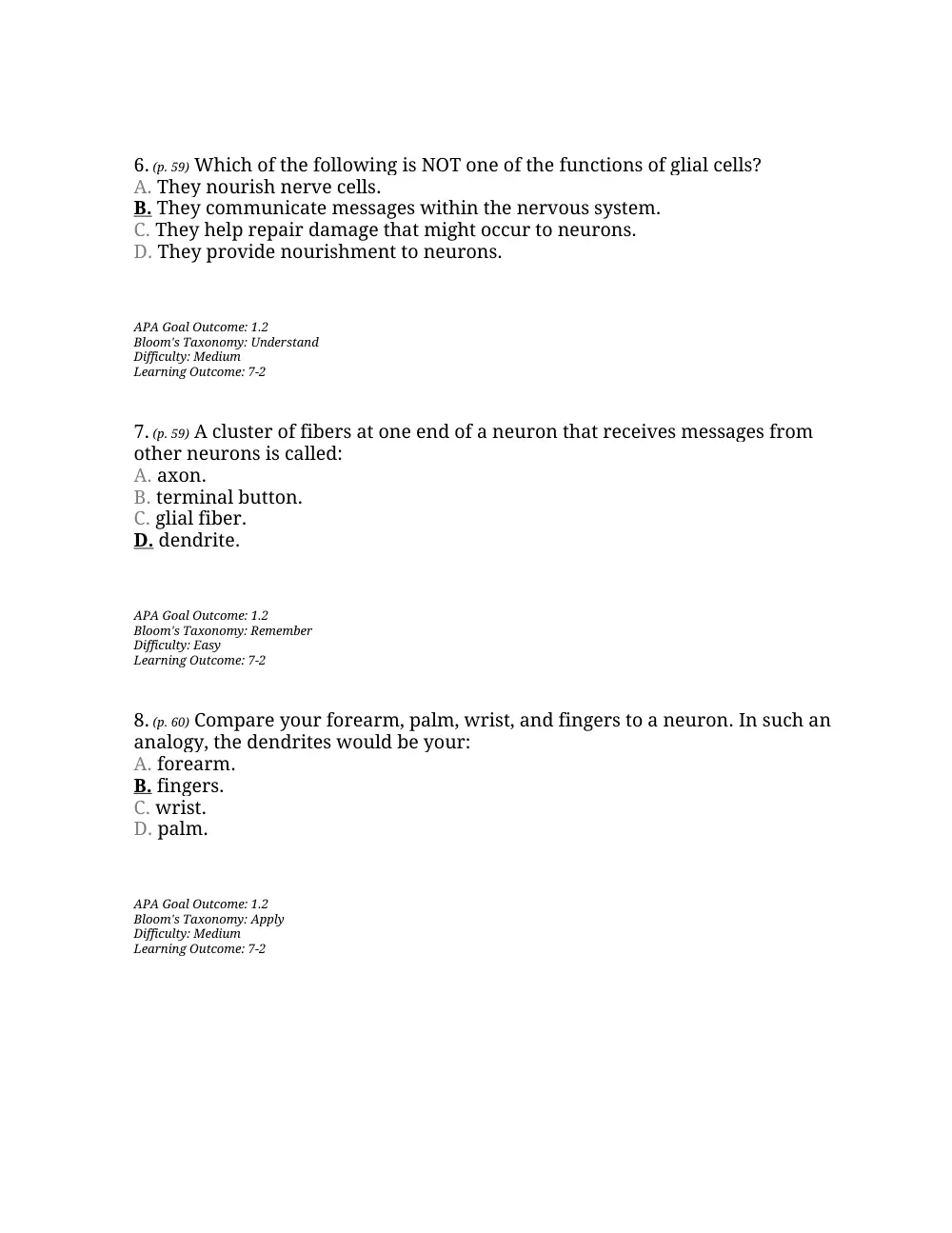 PSYC 201 Questions Chapter 3, Fall 2015, page 3