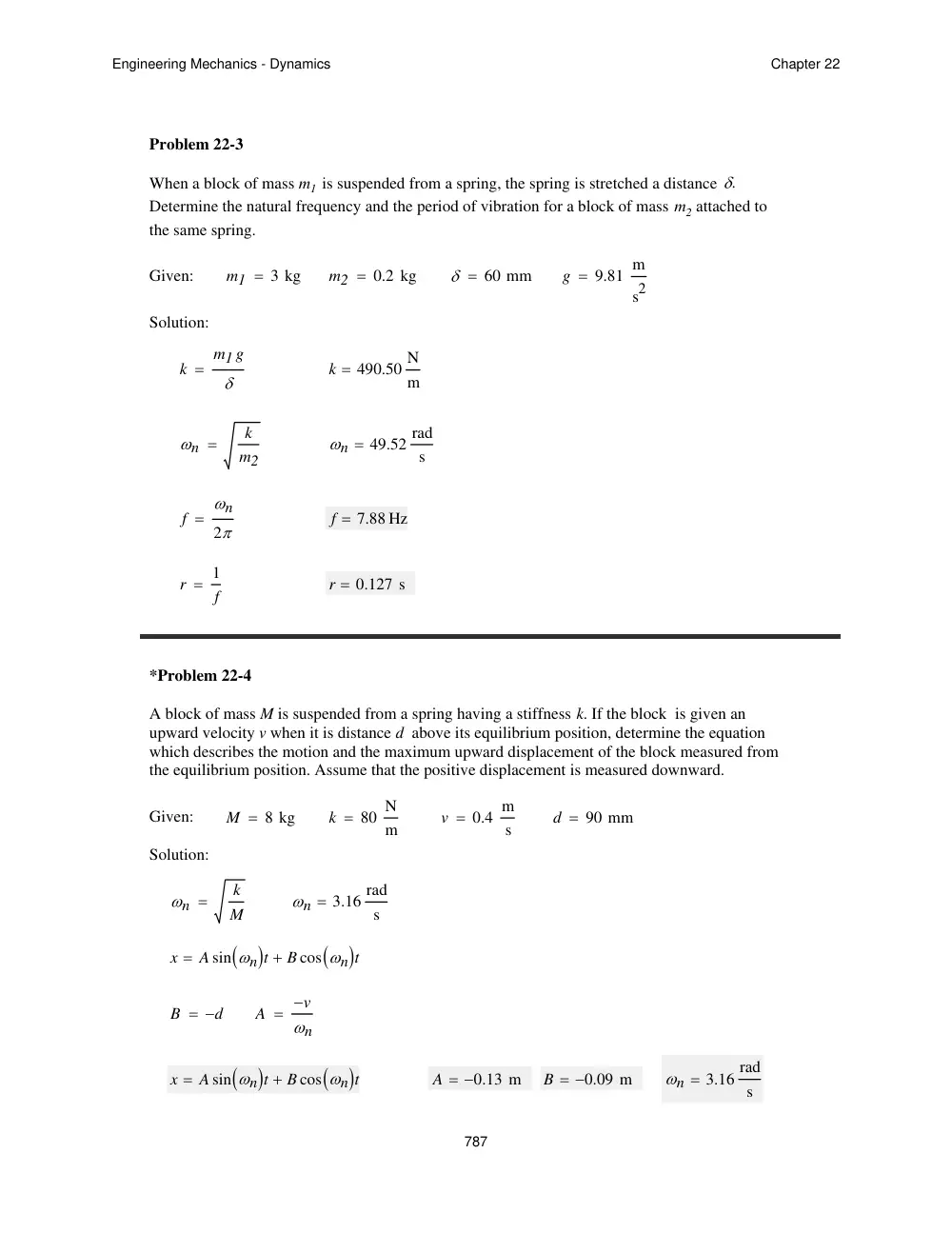 MEN 201 Problems For Chapter 22 with Solutions, Spring 2012, page 2