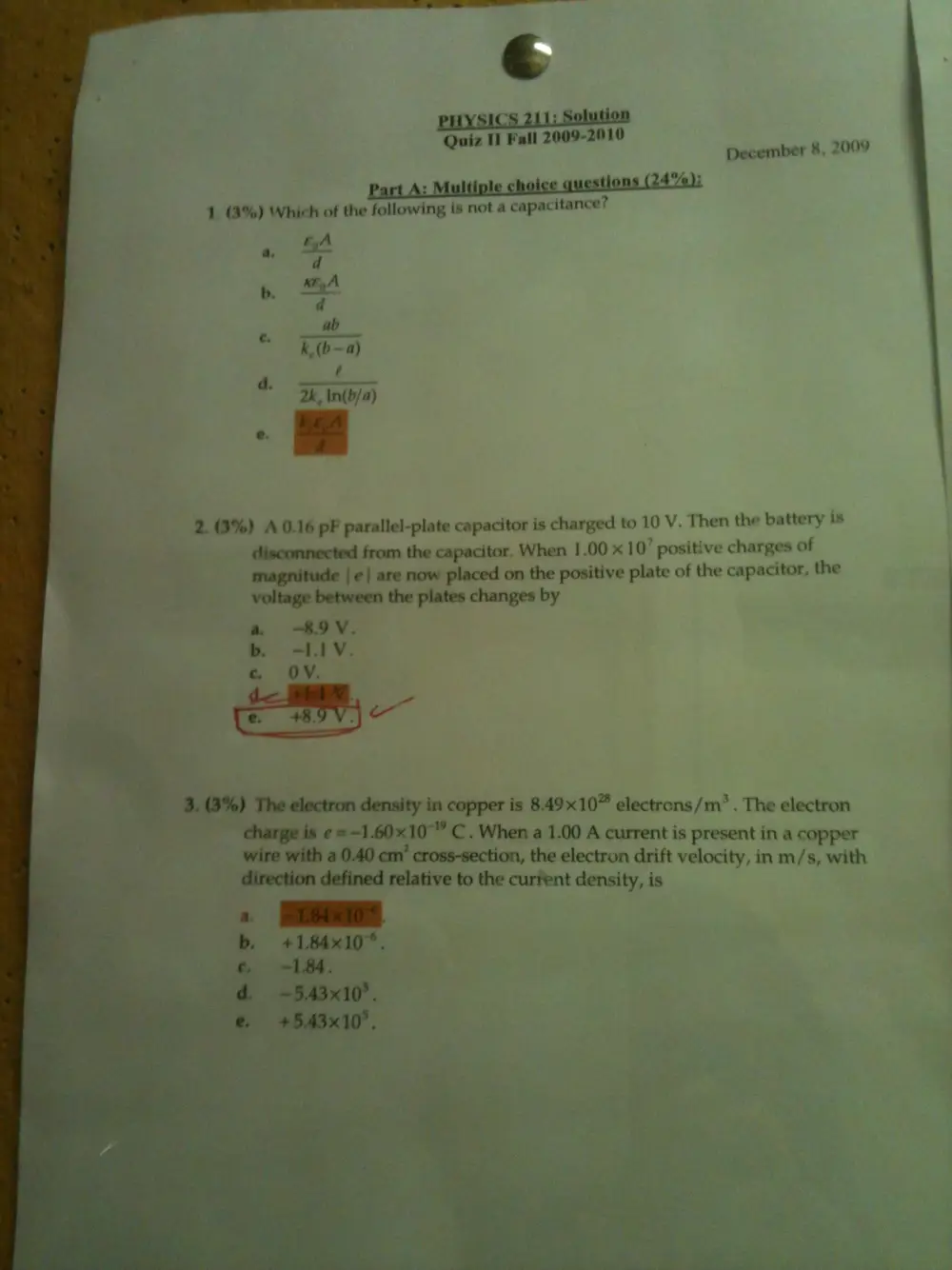 PHYS 211 Exam 2, Spring 2010, page 6