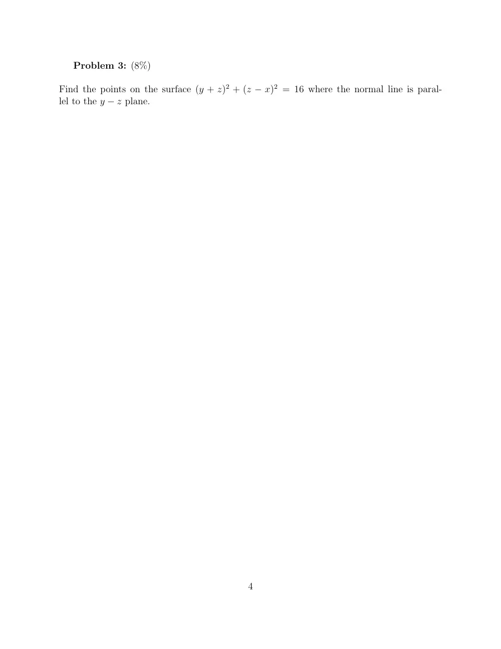 MTH 206 Final, Spring 2013, page 4