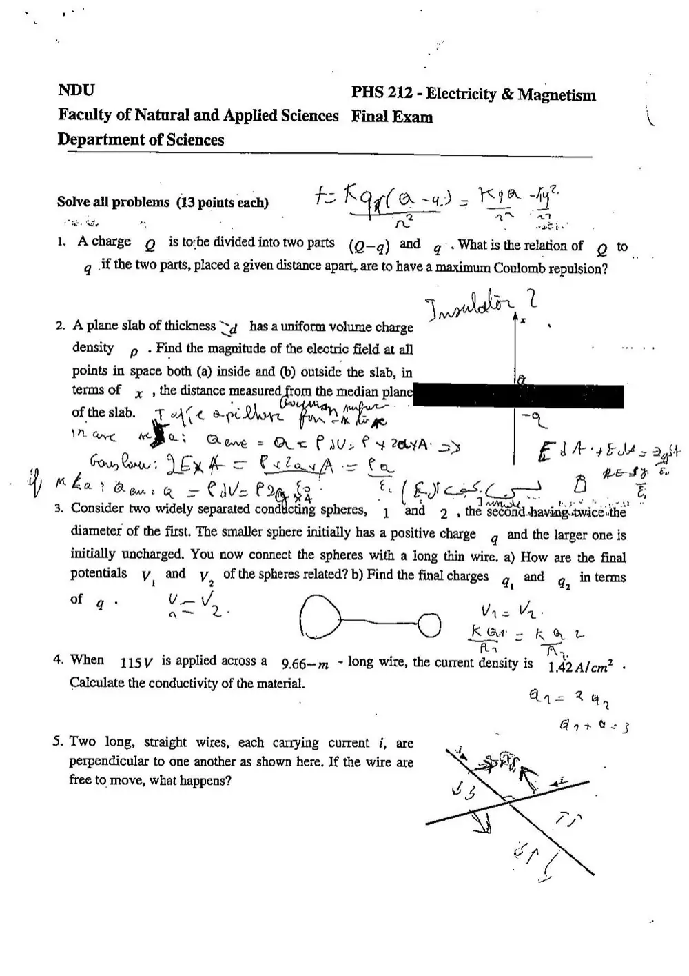 PHS 212 Final, Fall 2004, page 1