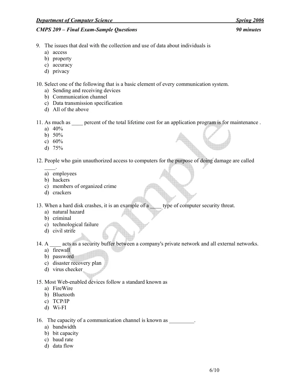 CMPS 209 Final, Spring 2006, page 6