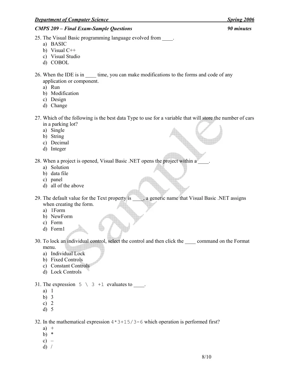 CMPS 209 Final, Spring 2006, page 8