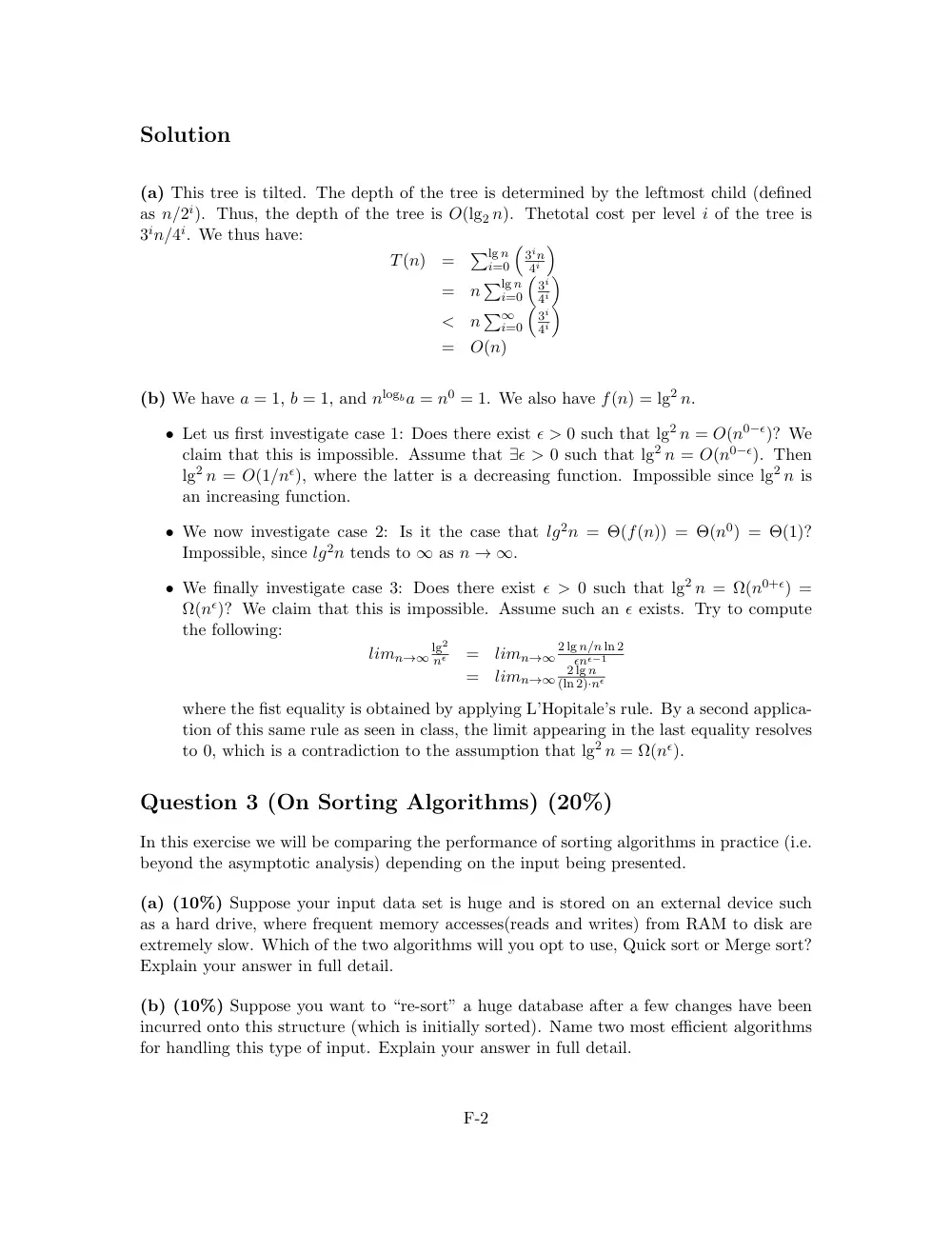 CMPS 256 Midterm With Solution, Fall 2015, page 2