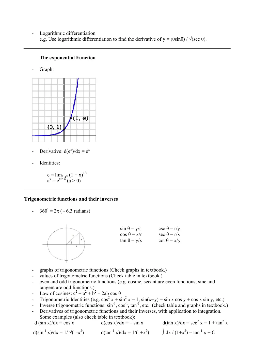MATH 201 Useful File, Fall 2009, page 2