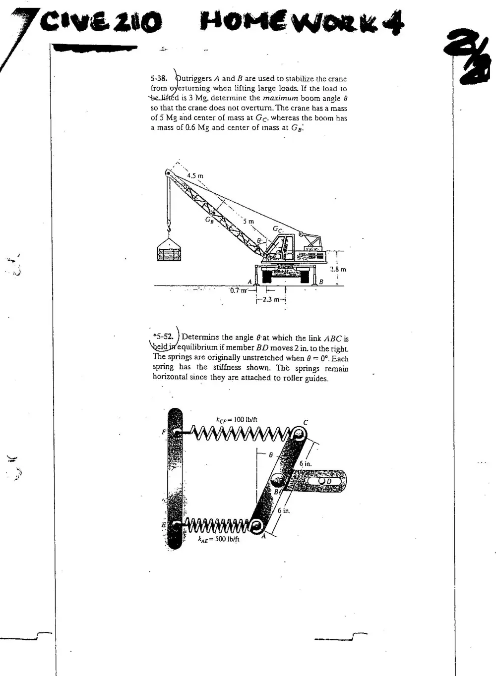 CIVE 210 Homework 4, Spring 2011, page 2