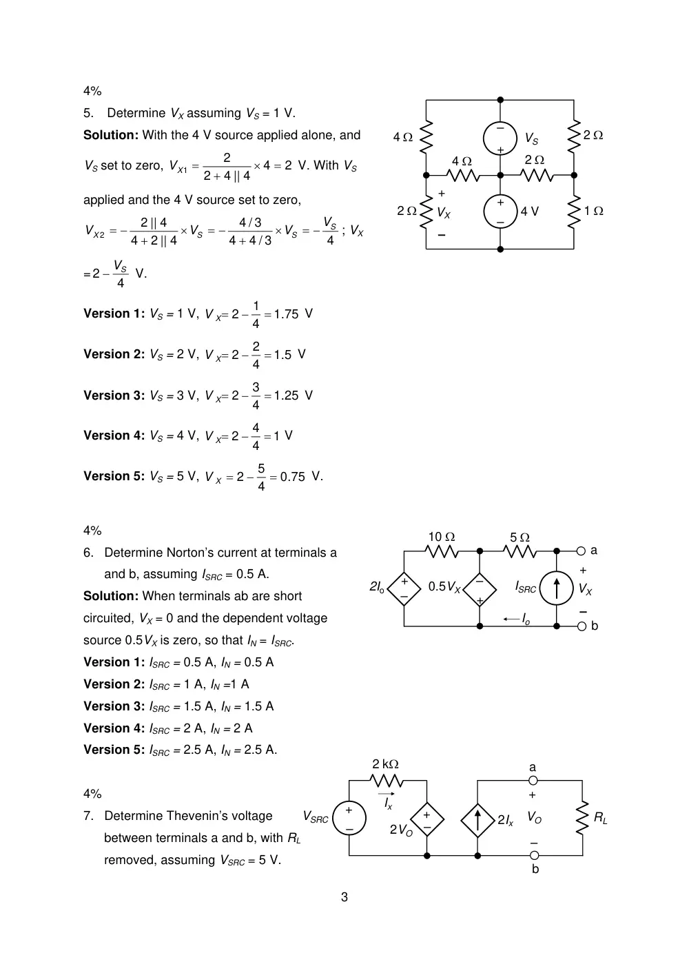 EECE 210 Exam 2 with Solution, Fall 2010, page 3