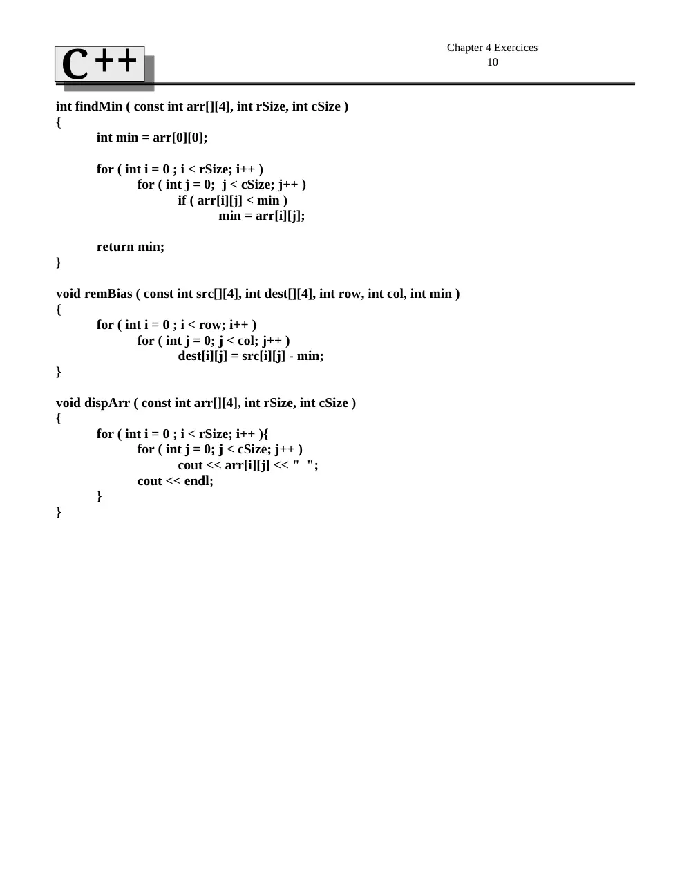 CSC 212 Problems For Chapter 4 with Solution, Summer 2013, page 10