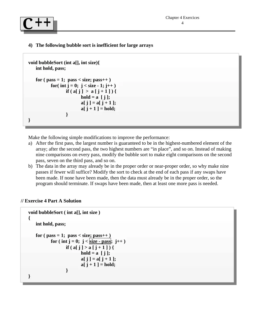 CSC 212 Problems For Chapter 4 with Solution, Summer 2013, page 4