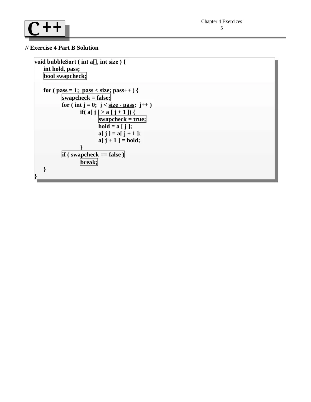 CSC 212 Problems For Chapter 4 with Solution, Summer 2013, page 5