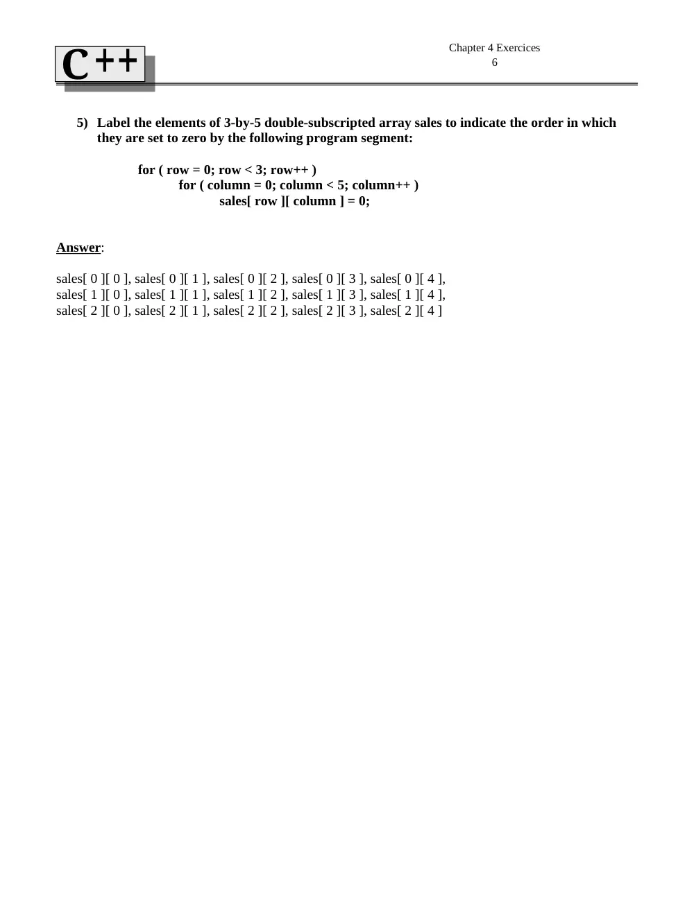 CSC 212 Problems For Chapter 4 with Solution, Summer 2013, page 6