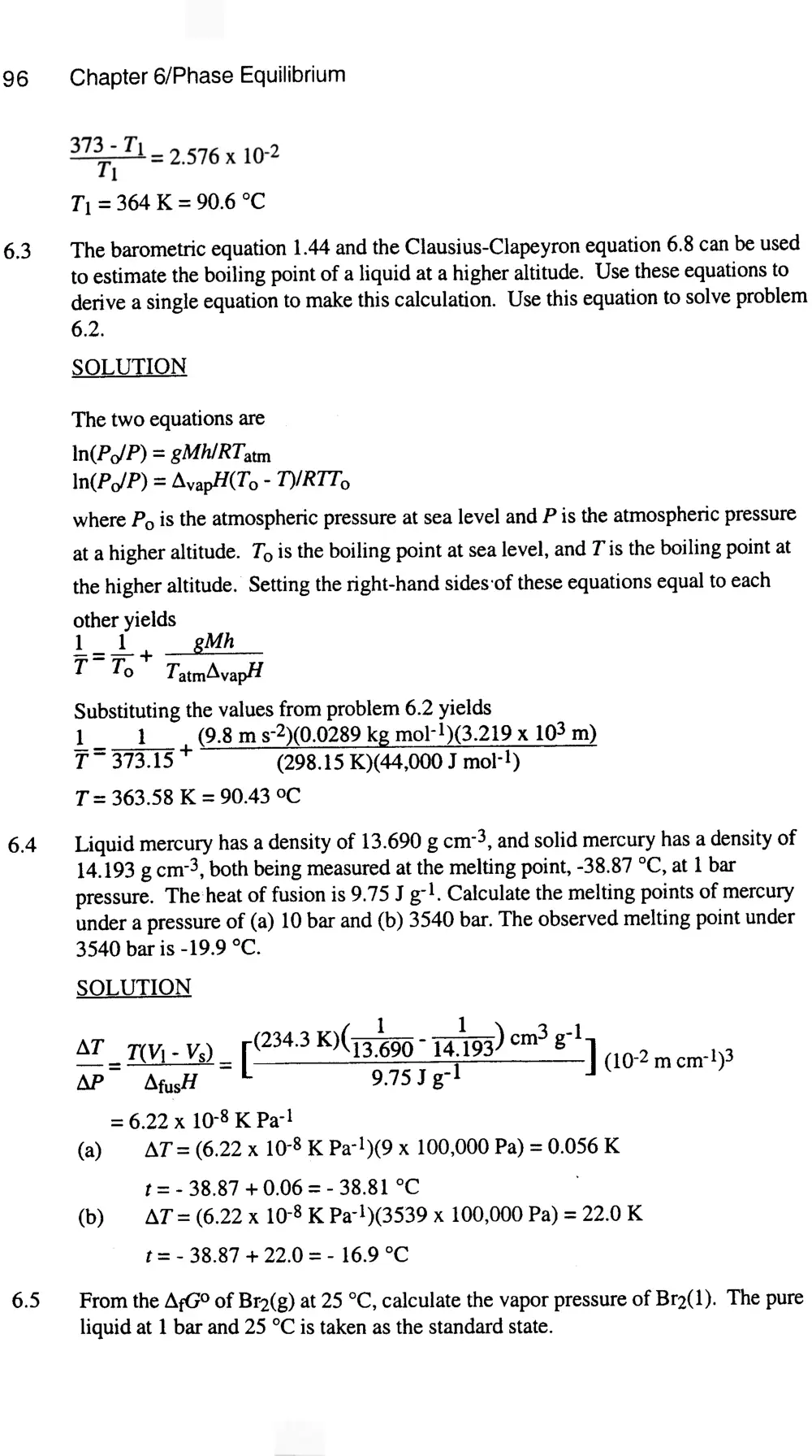 CHEM 217 Problems Chapter 6, Fall 2011, page 2