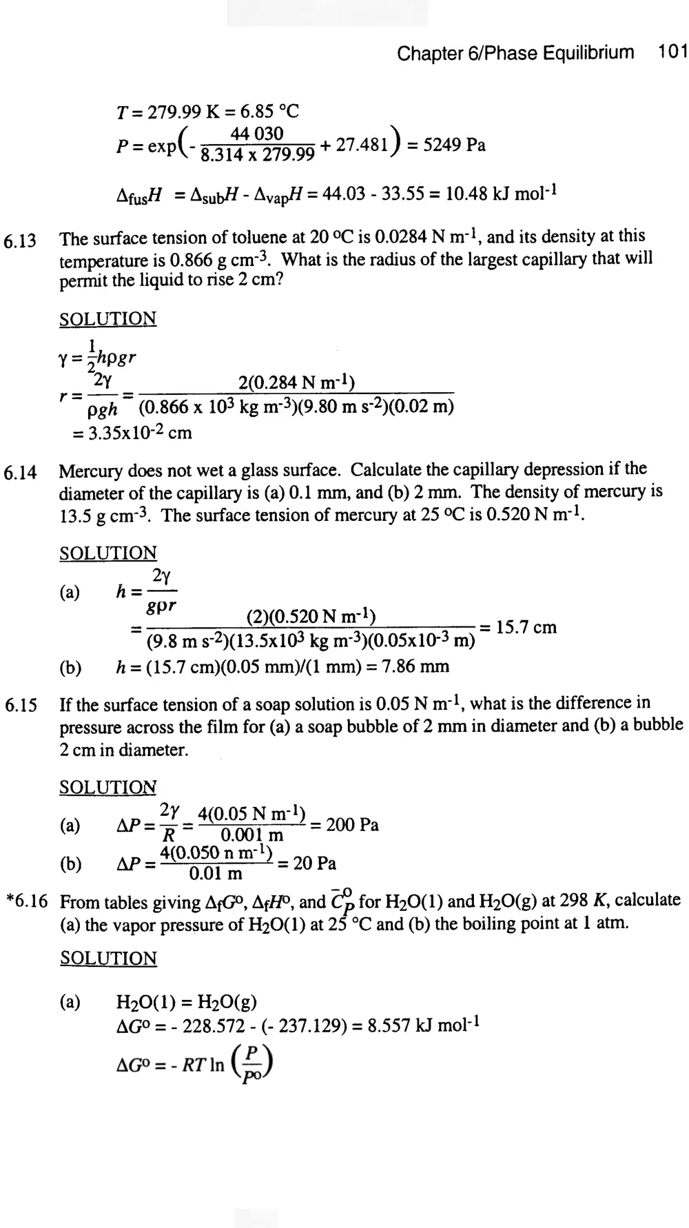 CHEM 217 Problems Chapter 6, Fall 2011, page 7