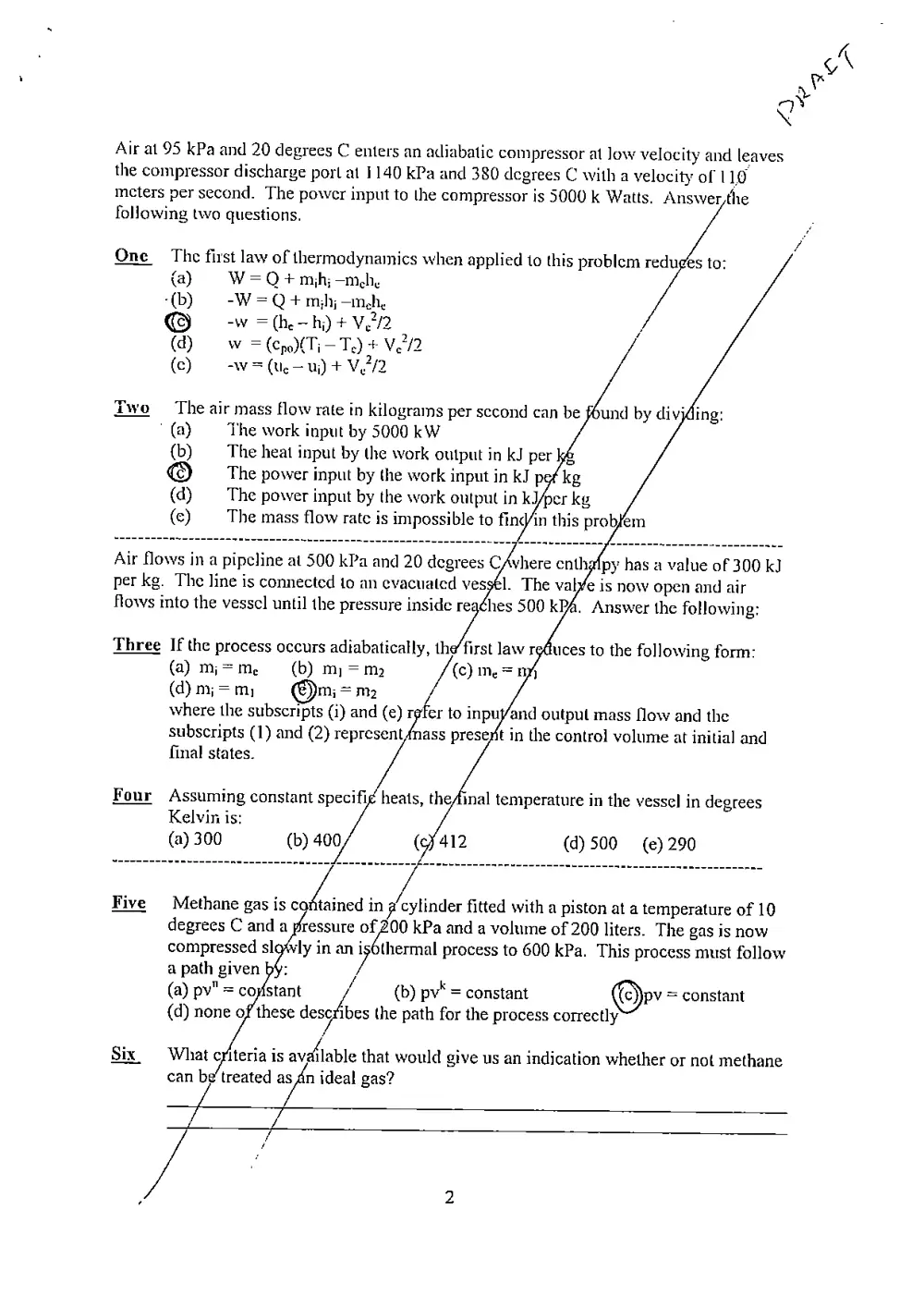 MEN 210 Final, Fall 2003, page 2