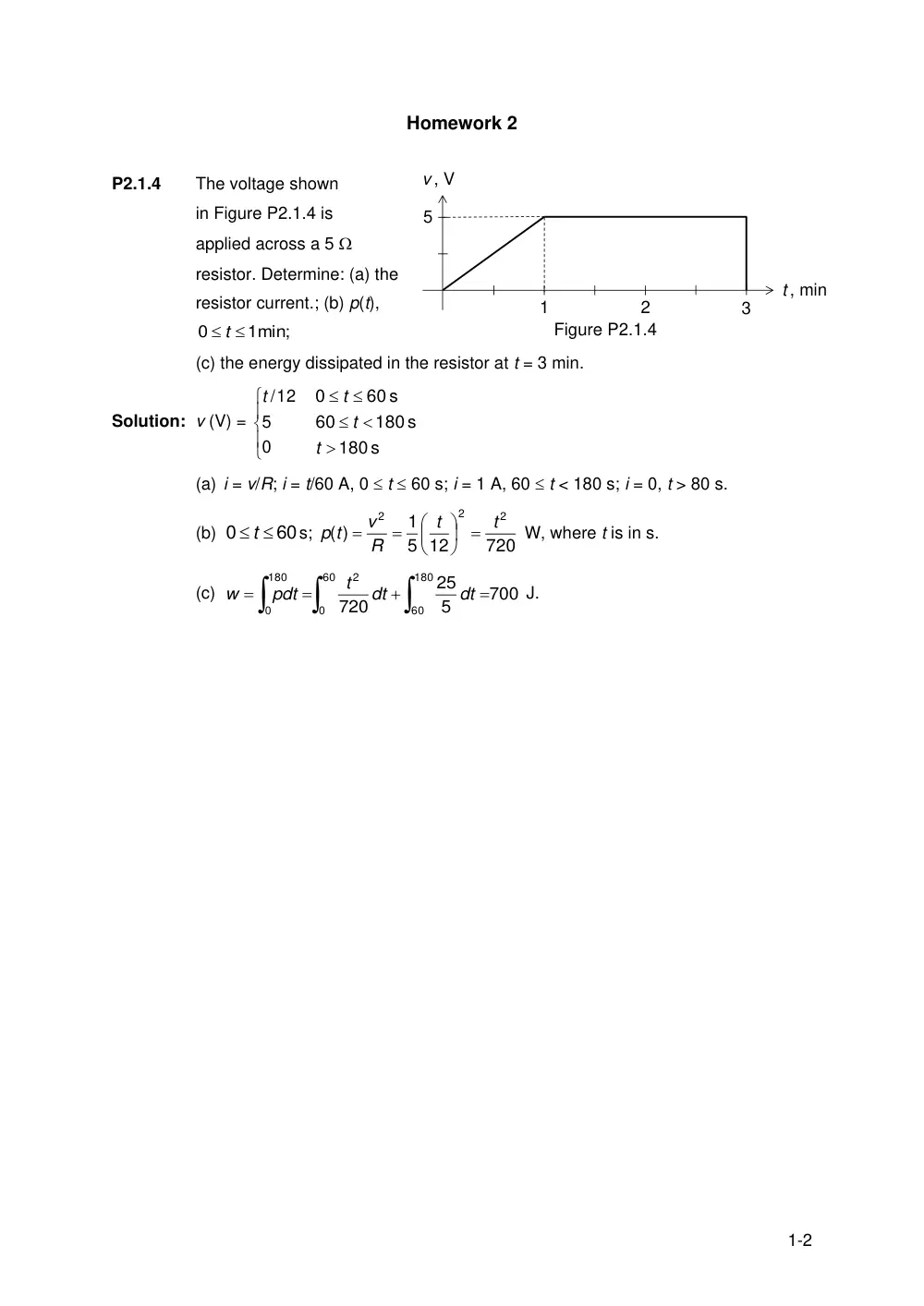 EECE 210 Homework 2, Fall 2015, page 1