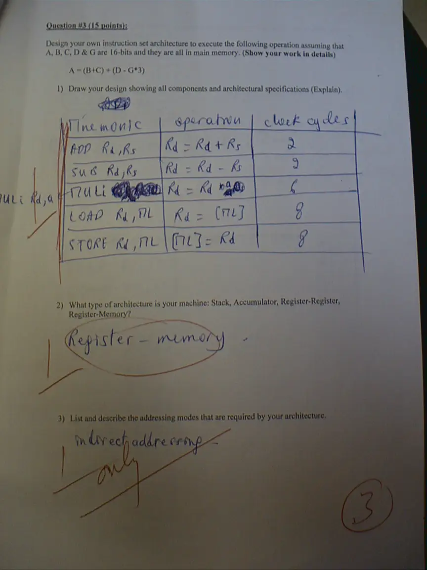 CSI 312 Midterm with Solution, Spring 2011, page 2