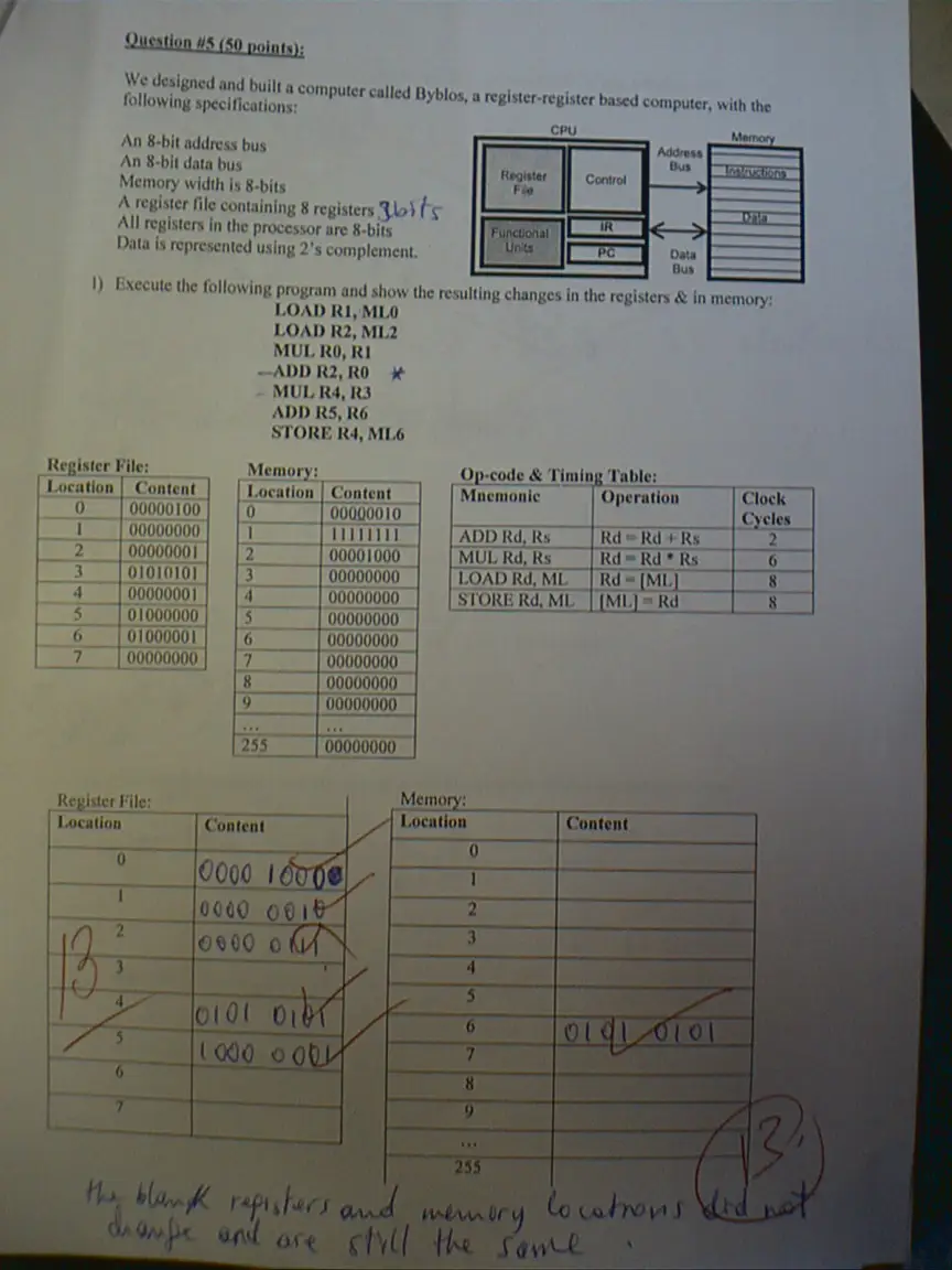 CSI 312 Midterm with Solution, Spring 2011, page 6