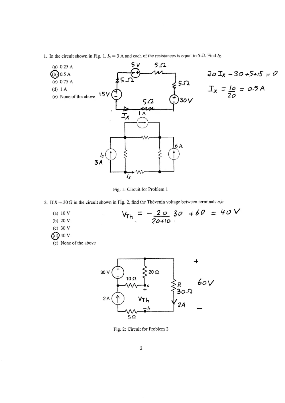 EECE 210 Exam 2, Spring 2016, page 2