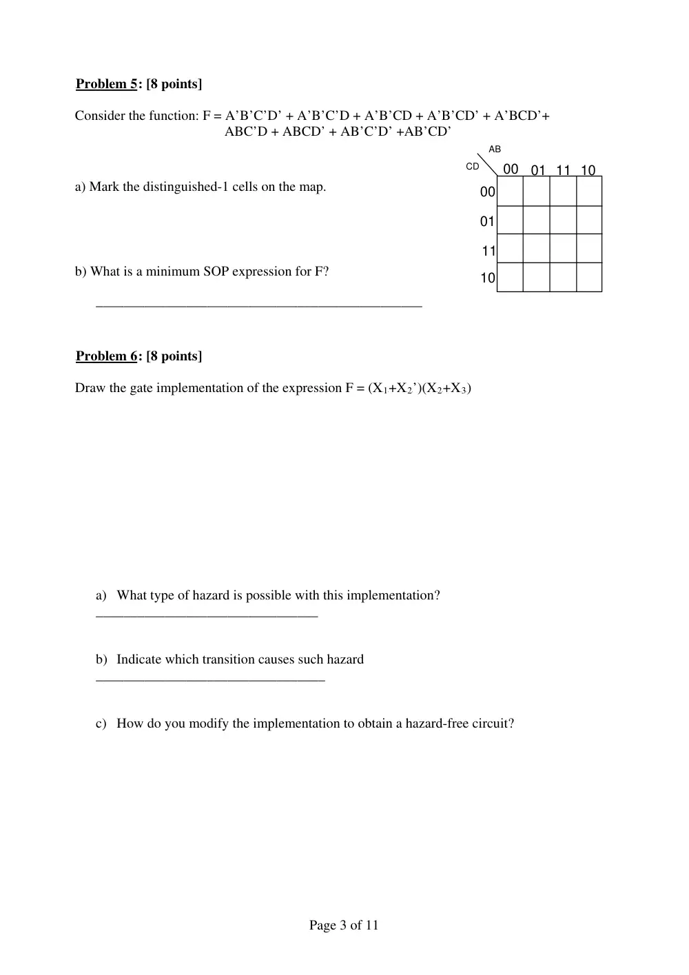 EECE 320 Exam, Fall 2005, page 3