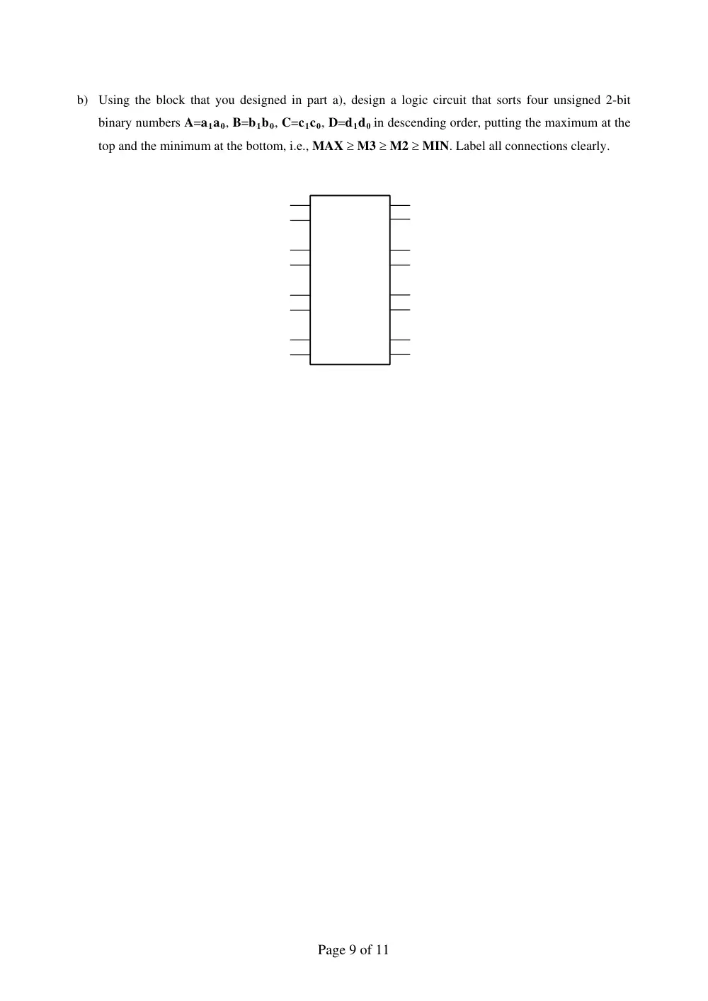 EECE 320 Exam, Fall 2005, page 9