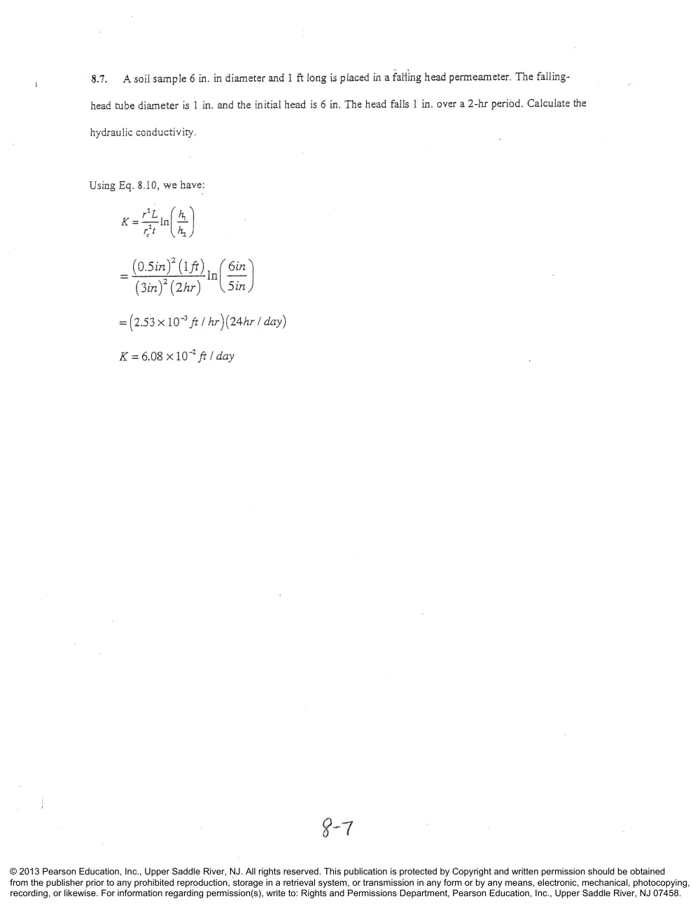 CIVE 441 Chapter 8 Solution, Fall 2015, page 7