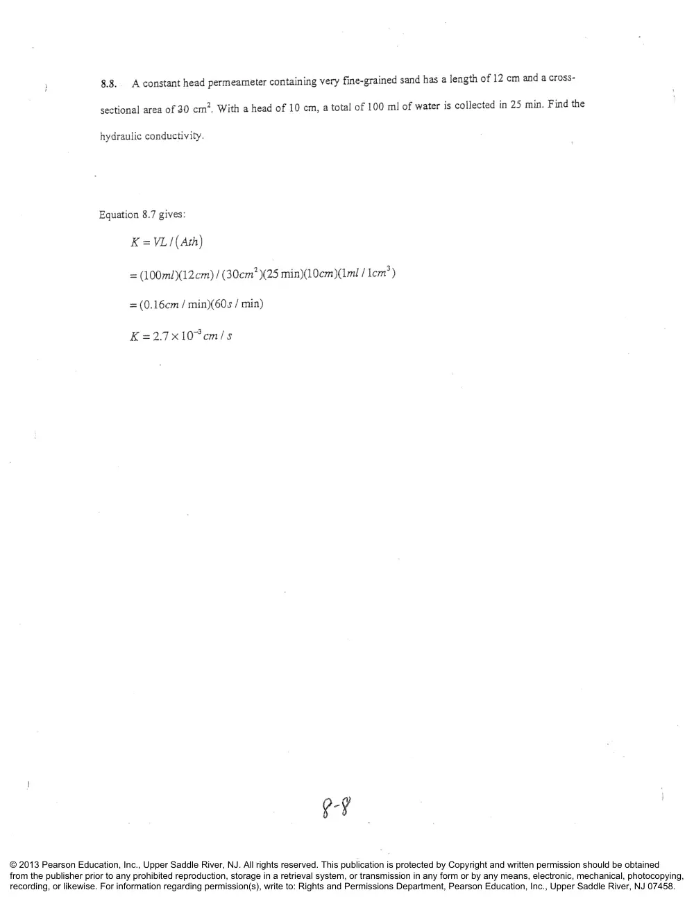 CIVE 441 Chapter 8 Solution, Fall 2015, page 8