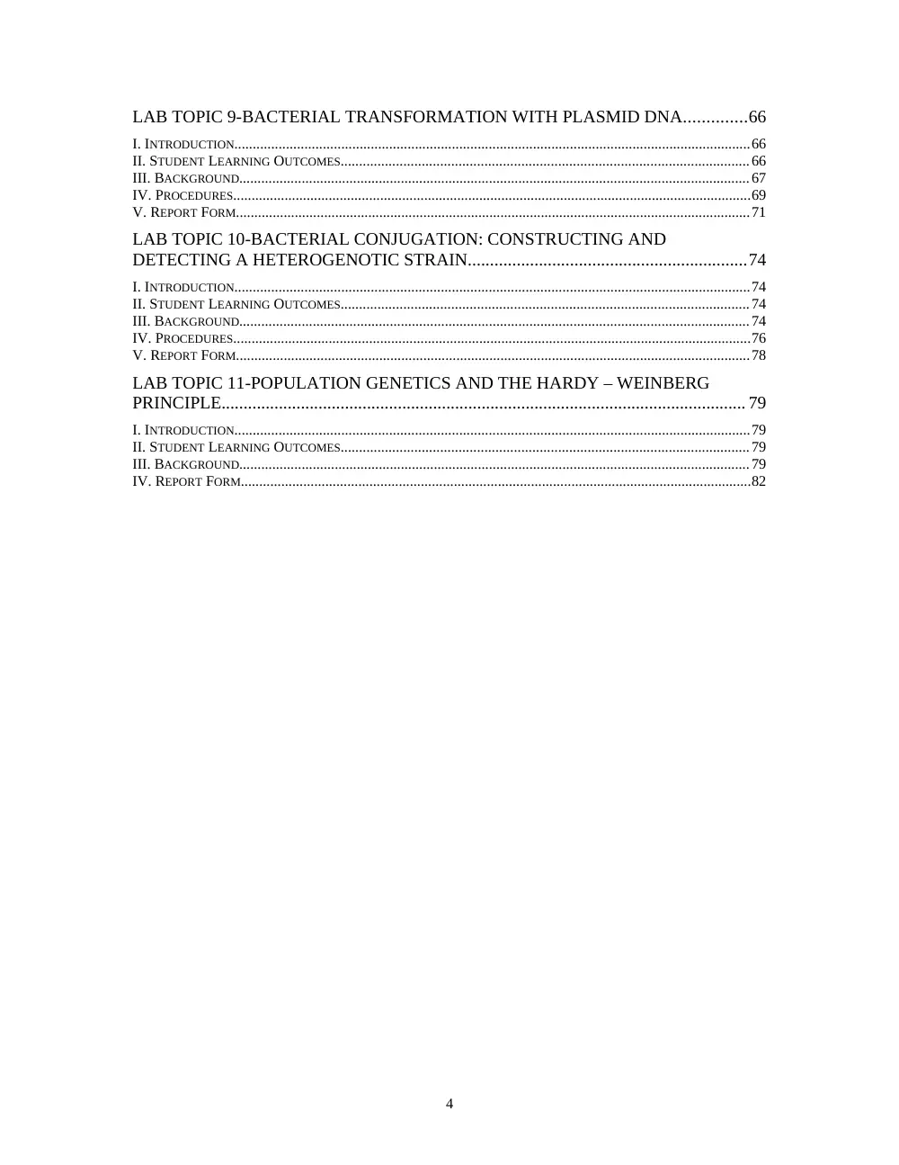 BIO 223L Notes, Fall 2011, page 4
