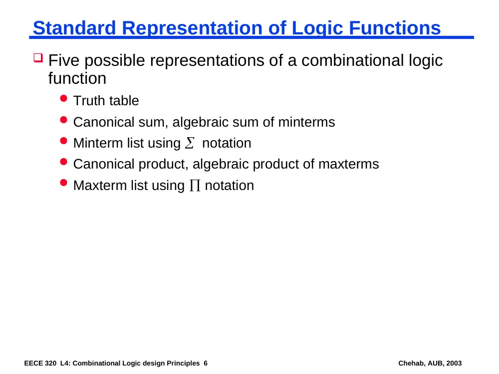 EECE 320 Lecture 4, Fall 2011, page 6
